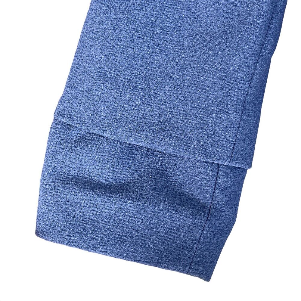 Bar III XX-Small Blazer Jacket Open Front 3/4 Sleeve Lined Pockets Collared Blue - Picture 2 of 9